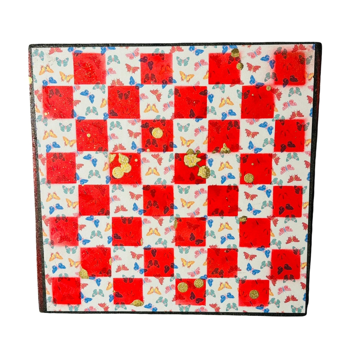 Colorful Rainbows - Scrapbook Chess Board