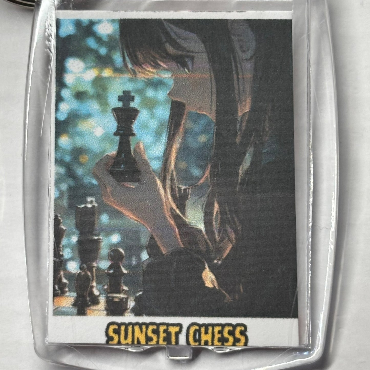 Up Close - Chess  Photo Keychain