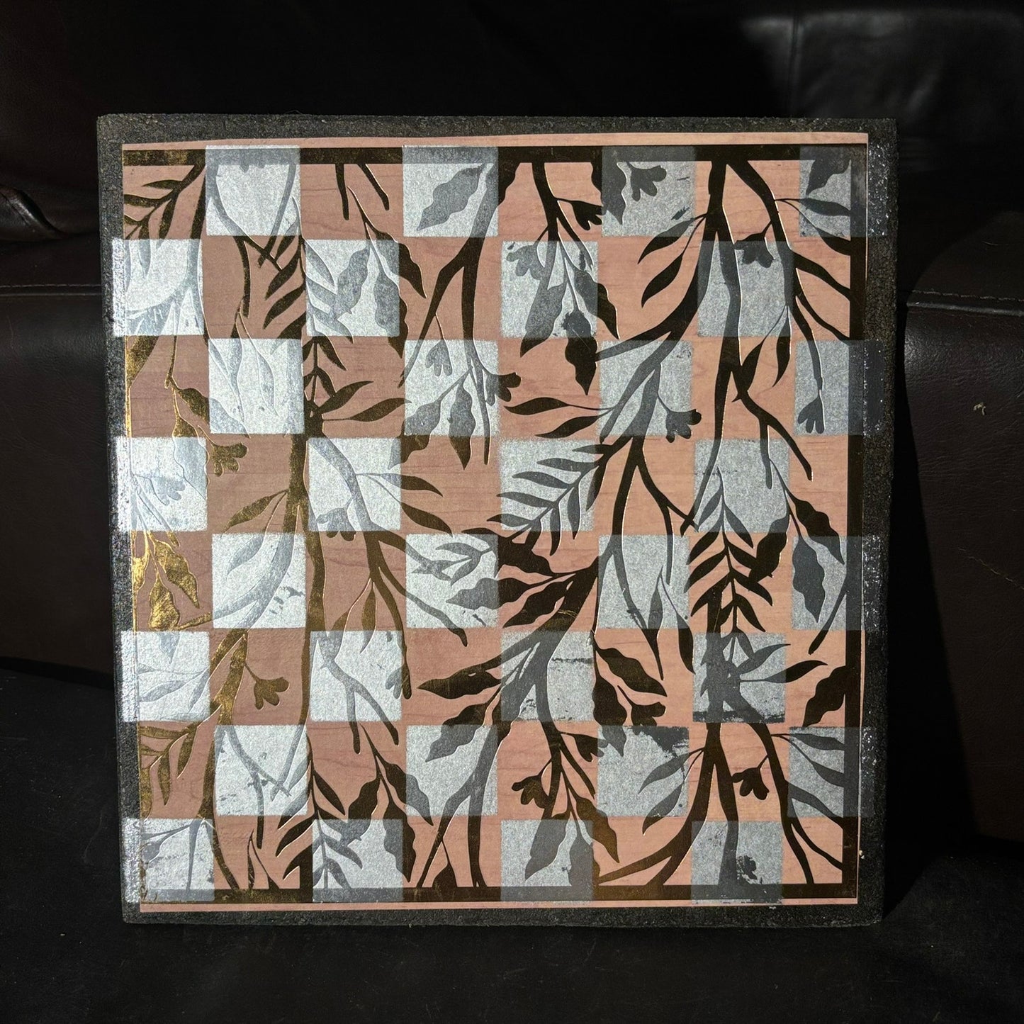 Vintage Golden Chrome - Scrapbook Chess Board