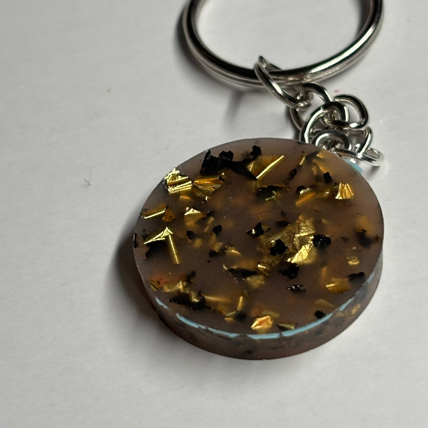 Dark Amber Queen - Handmade Resin Keychain