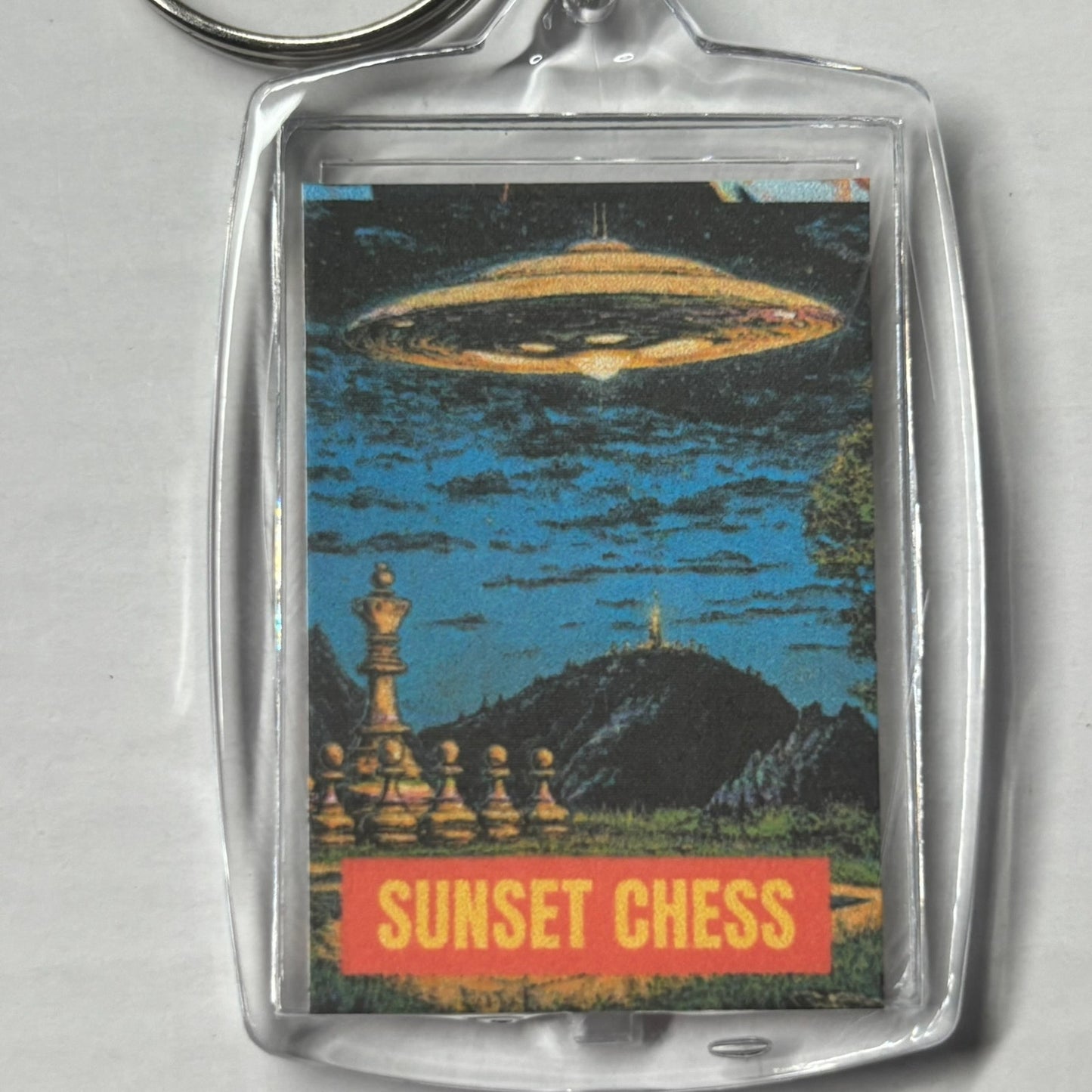 Invasion - Chess  Photo Keychain