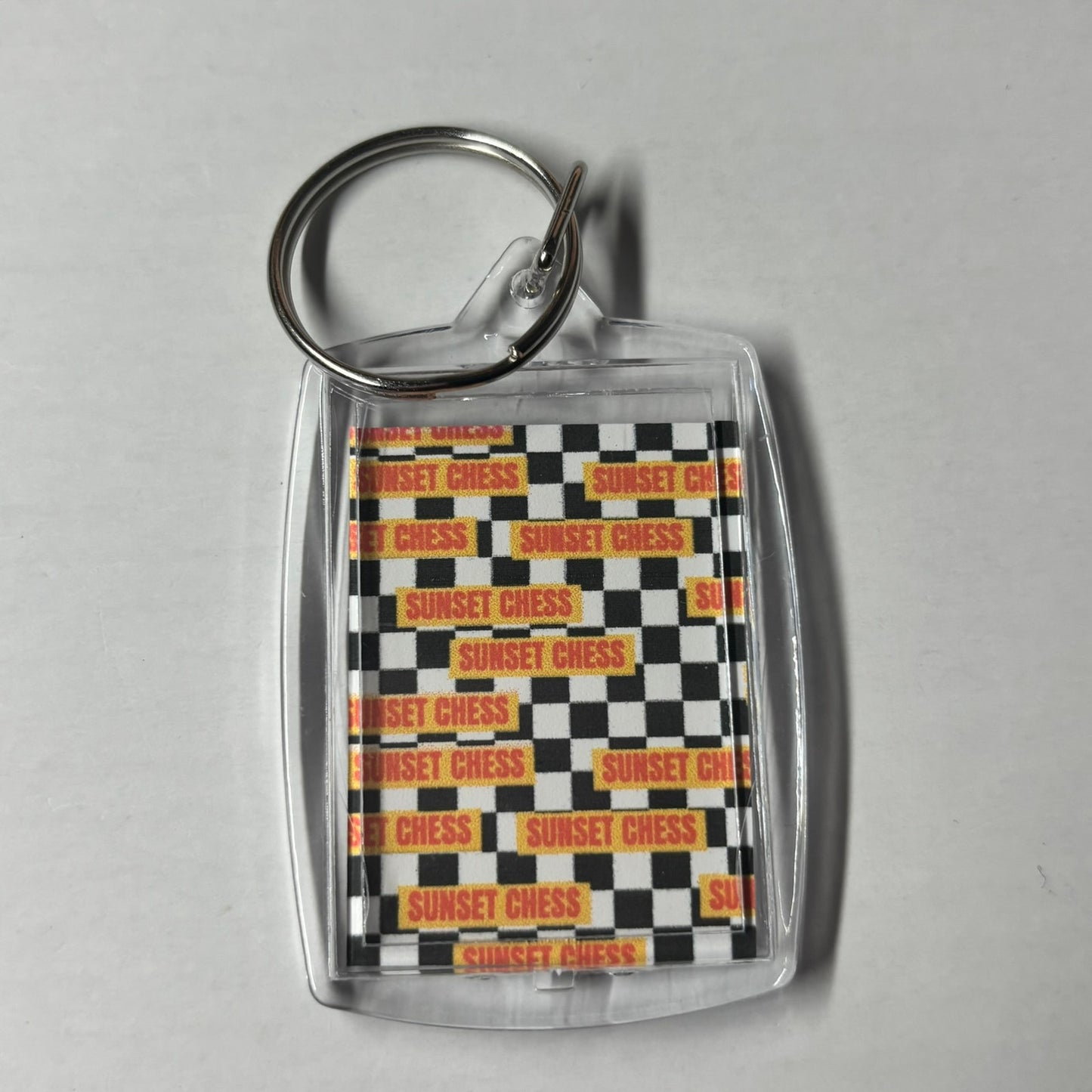 Intense Games - Chess  Photo Keychain