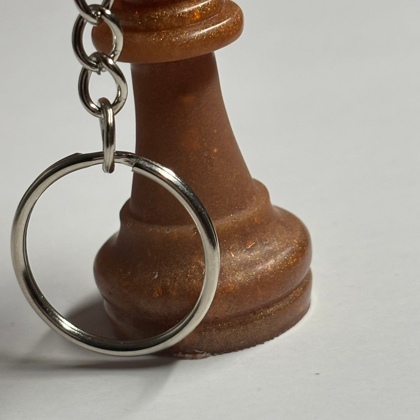 Brown Royal King - Handmade Resin Keychain
