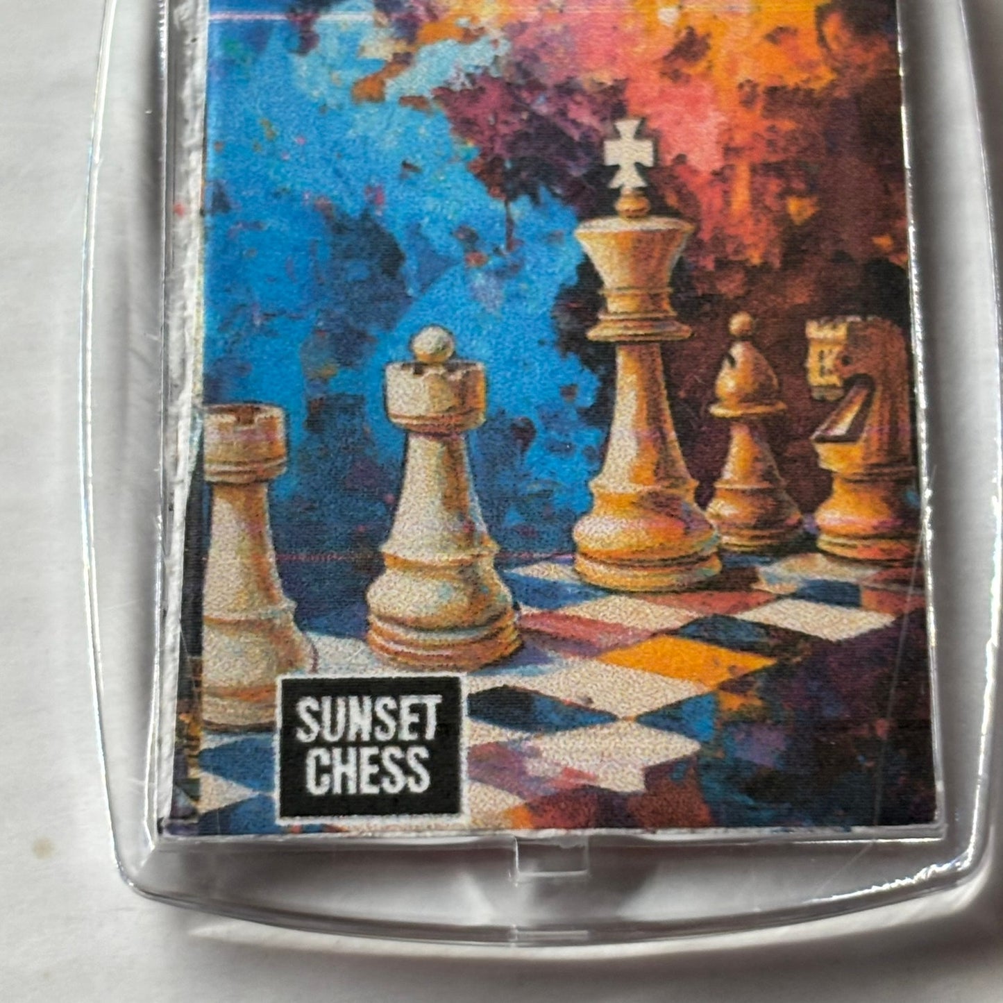 Powder Dust - Chess  Photo Keychain