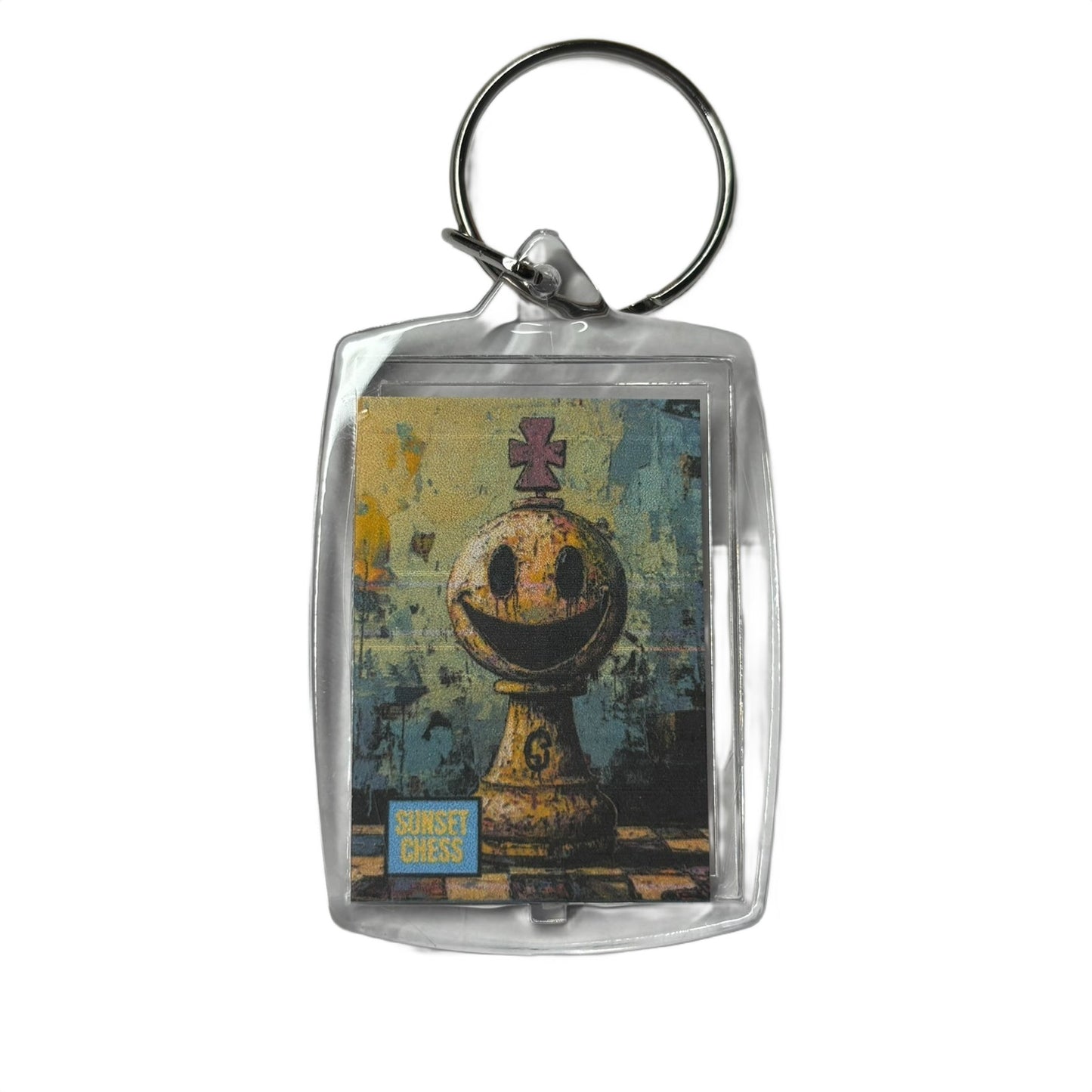 Happy Lad - Chess  Photo Keychain