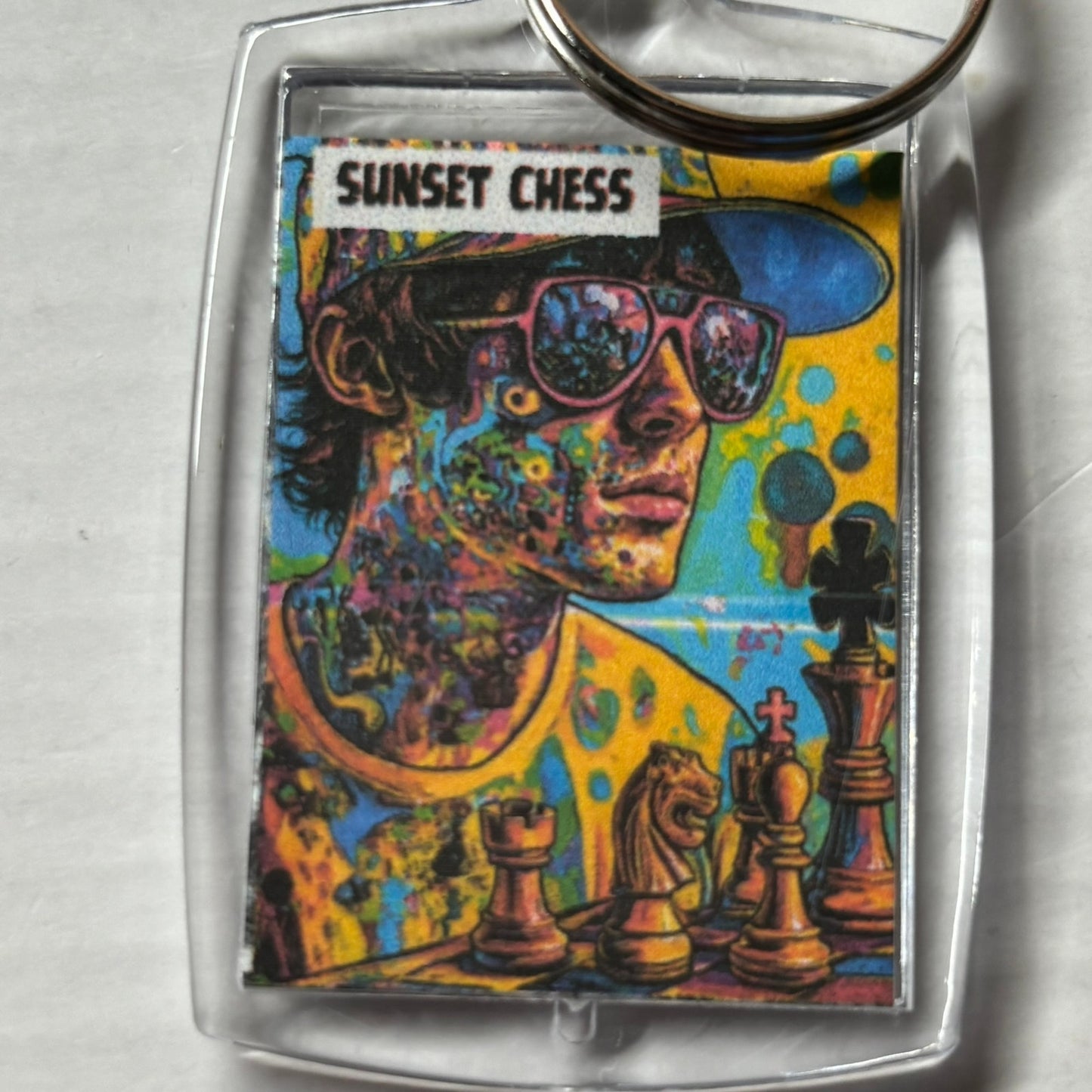 Acid Boy - Chess  Photo Keychain