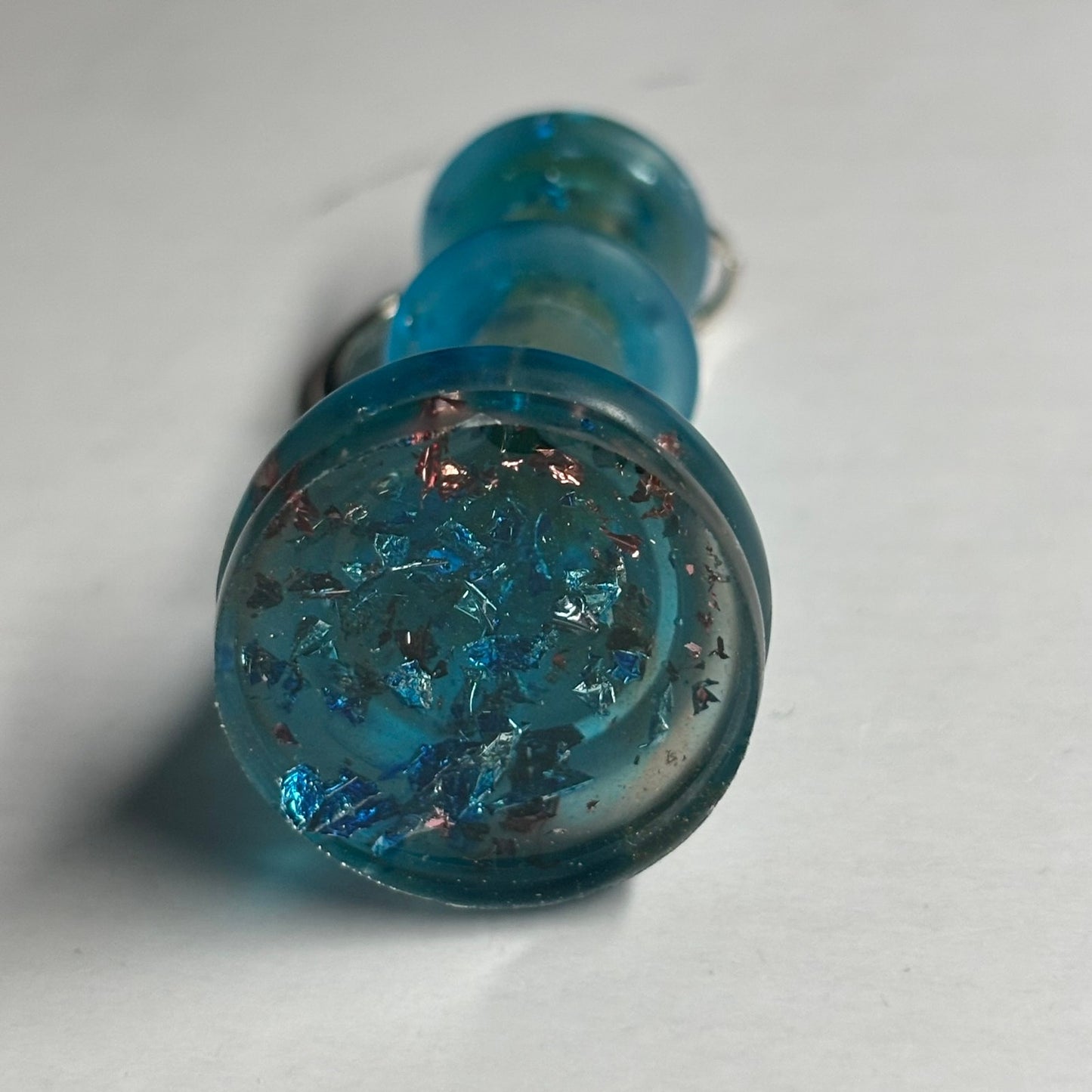 Ocean Blue King - Handmade Resin Keychain