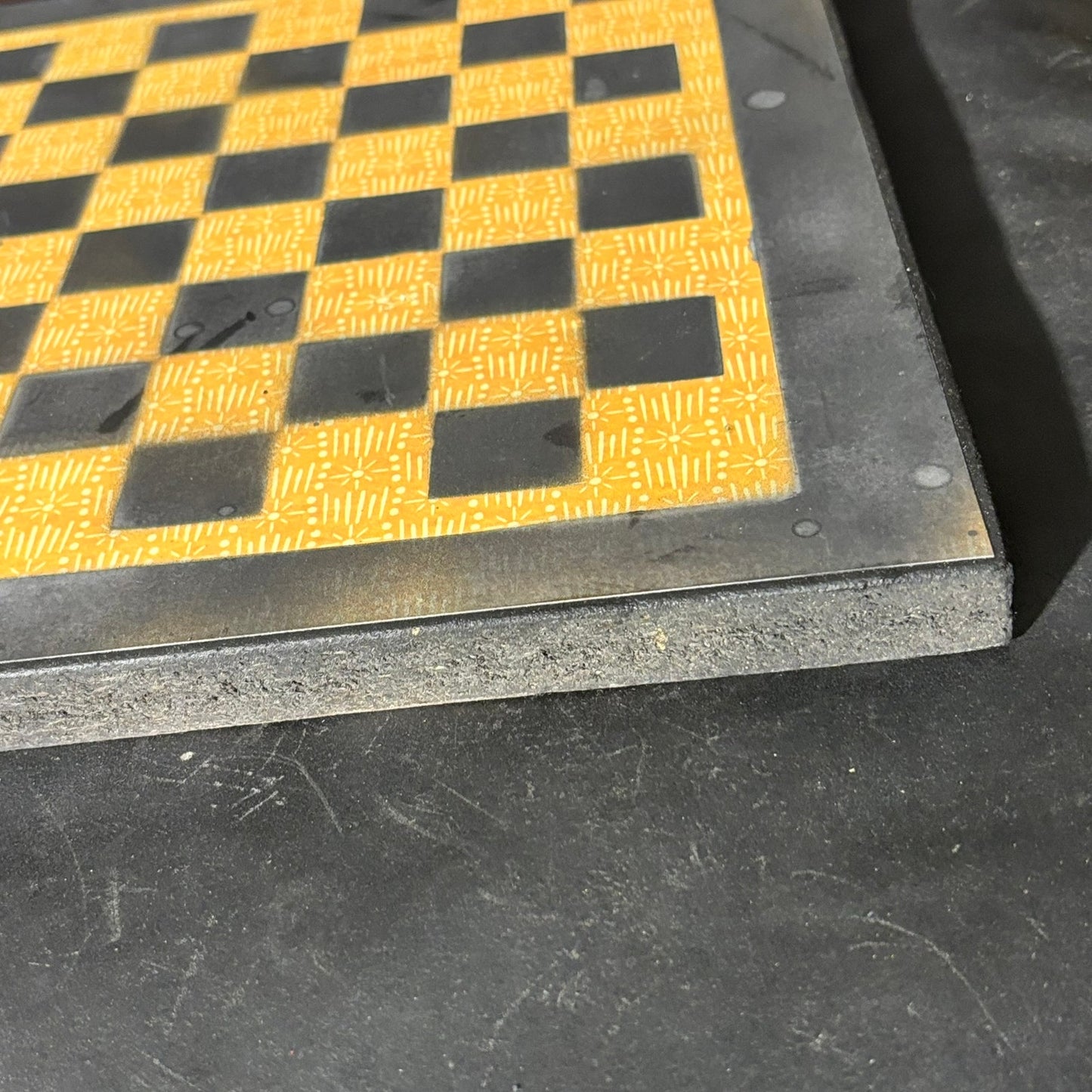 Splendid Yellow - Scrapbook Chess Board