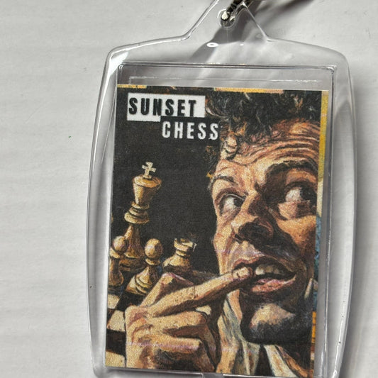 Skittish Mind - Chess  Photo Keychain