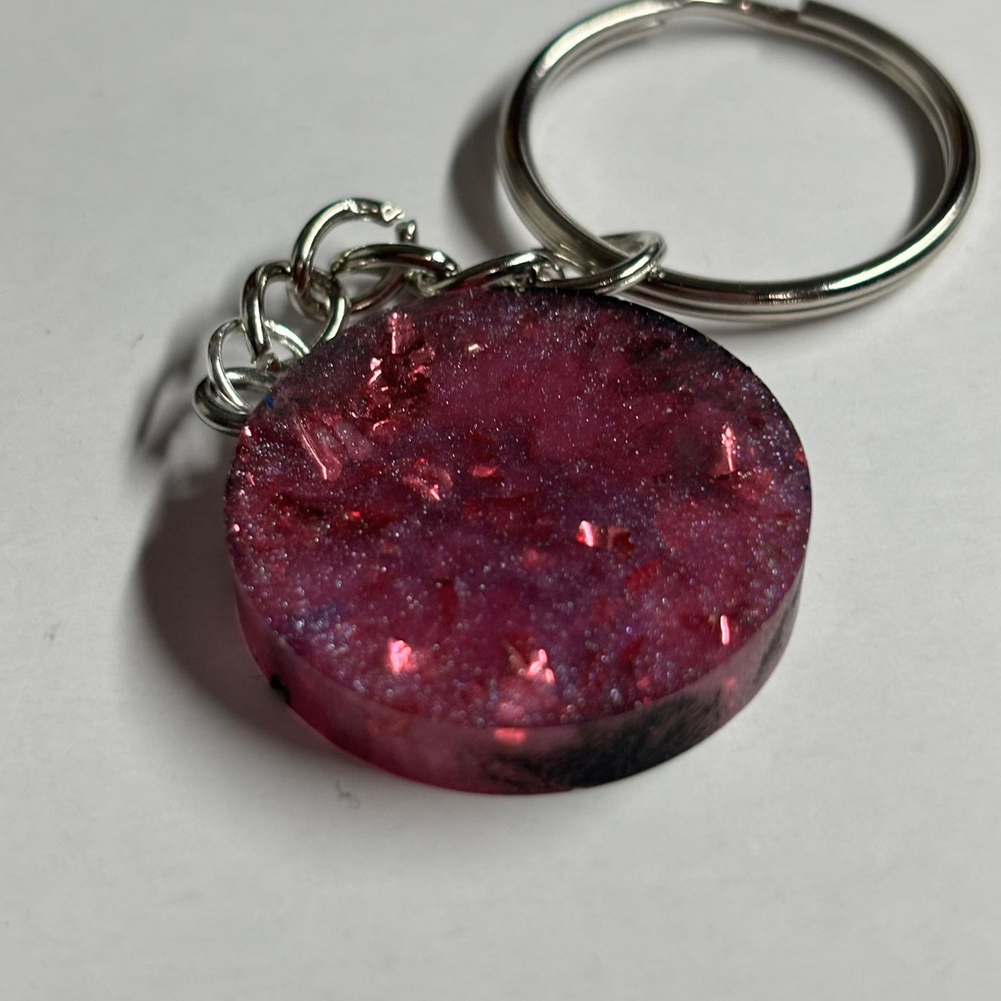 Dark Purple Bishop - Handmade Resin Keychain