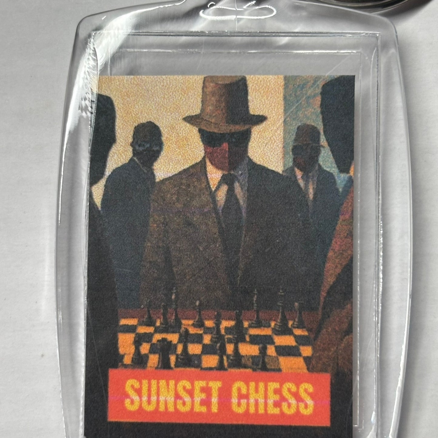 Mysterious Man - Chess  Photo Keychain