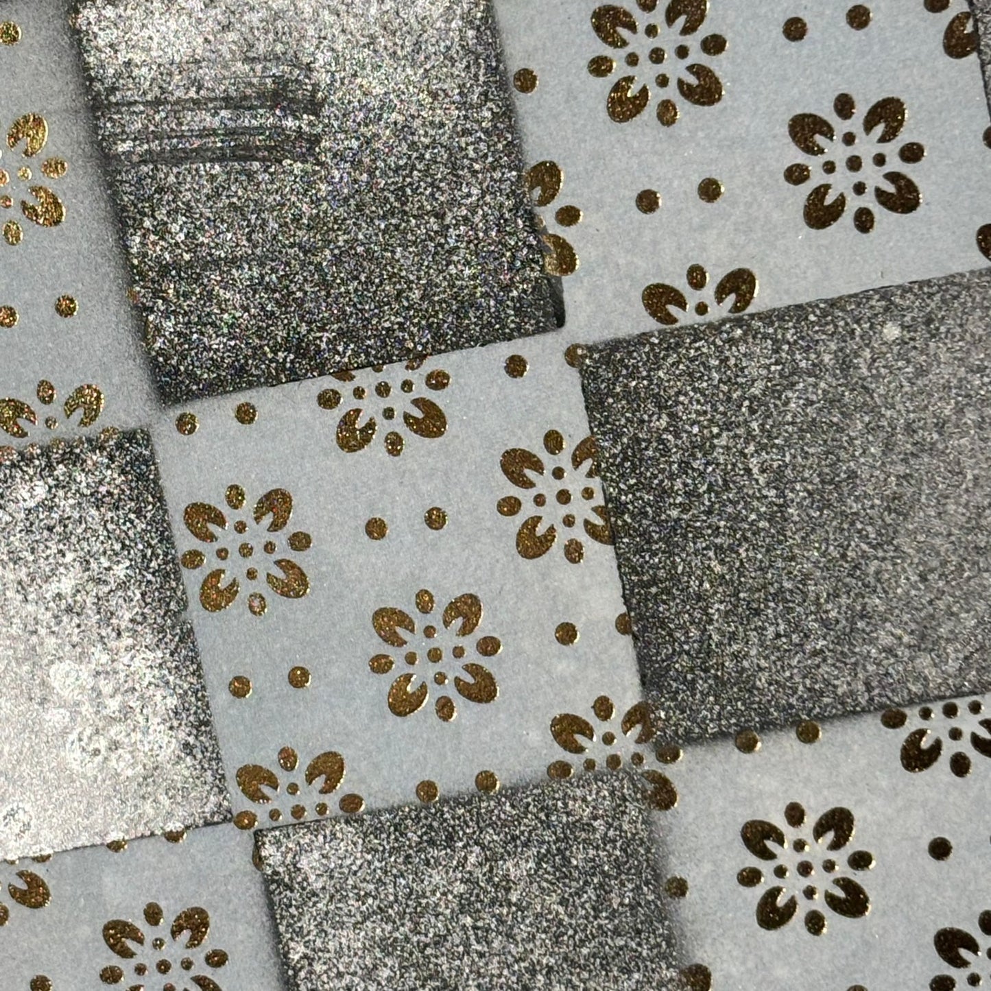 Light Blue Mist - Scrapbook Chess Board