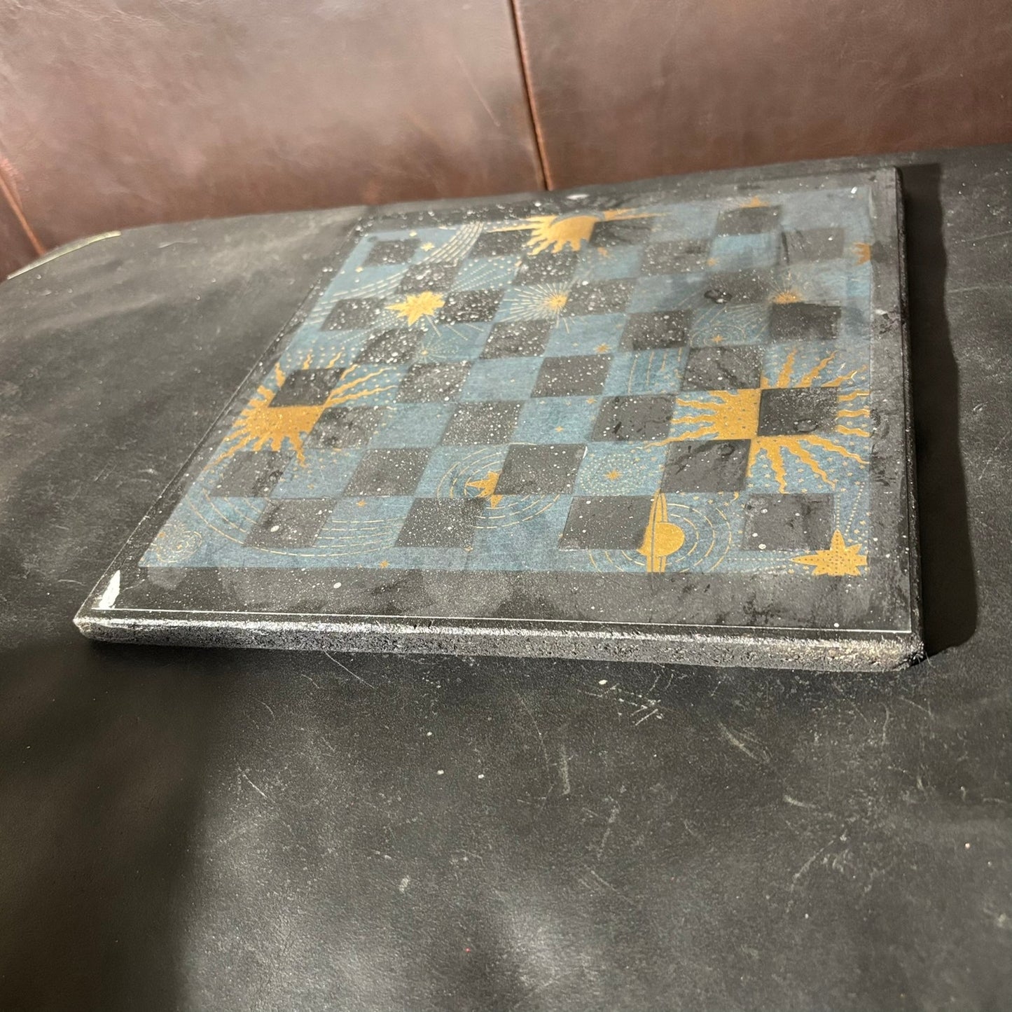 Space Stars - Scrapbook Chess Board