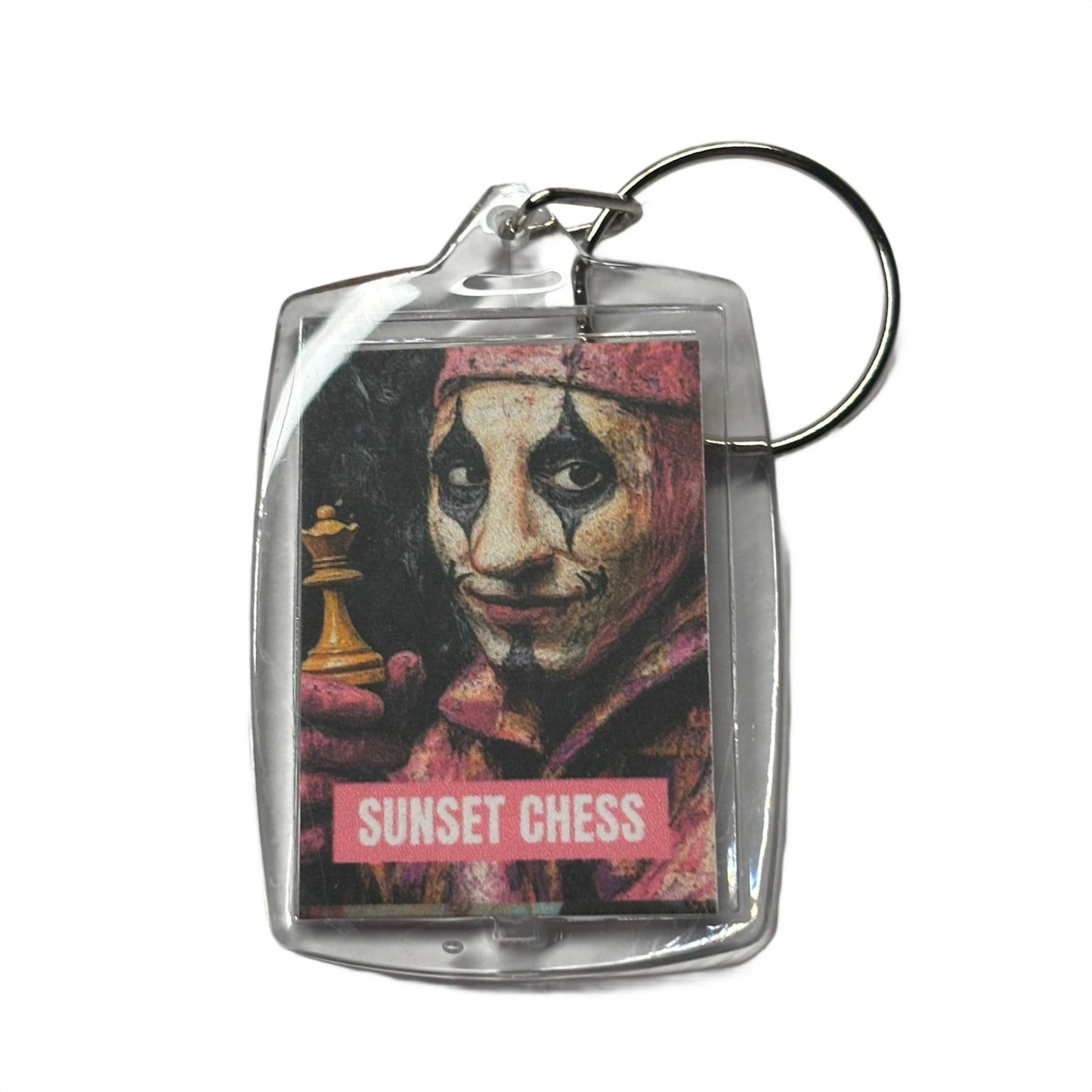 Joker - Chess  Photo Keychain