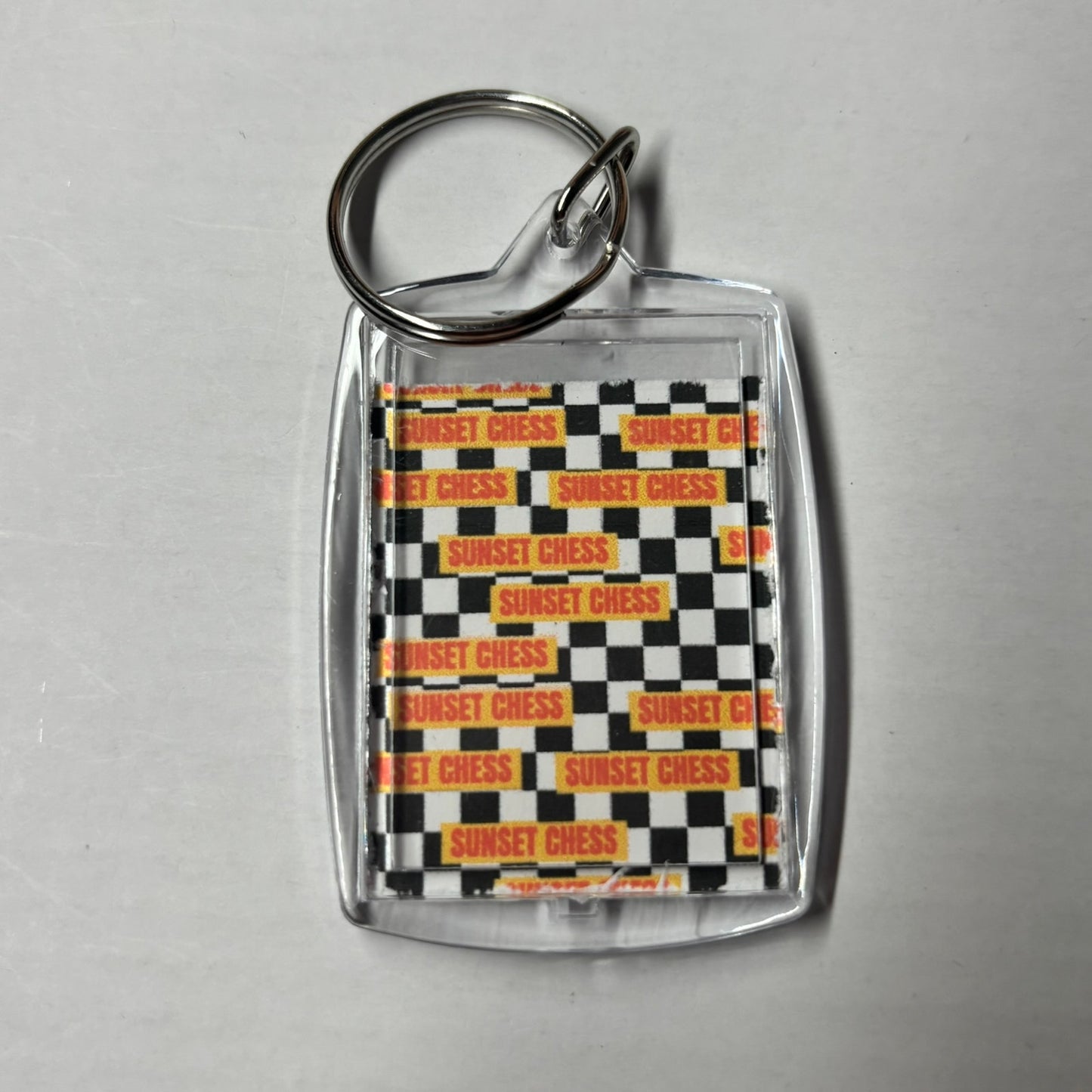 Lizard Man - Chess  Photo Keychain
