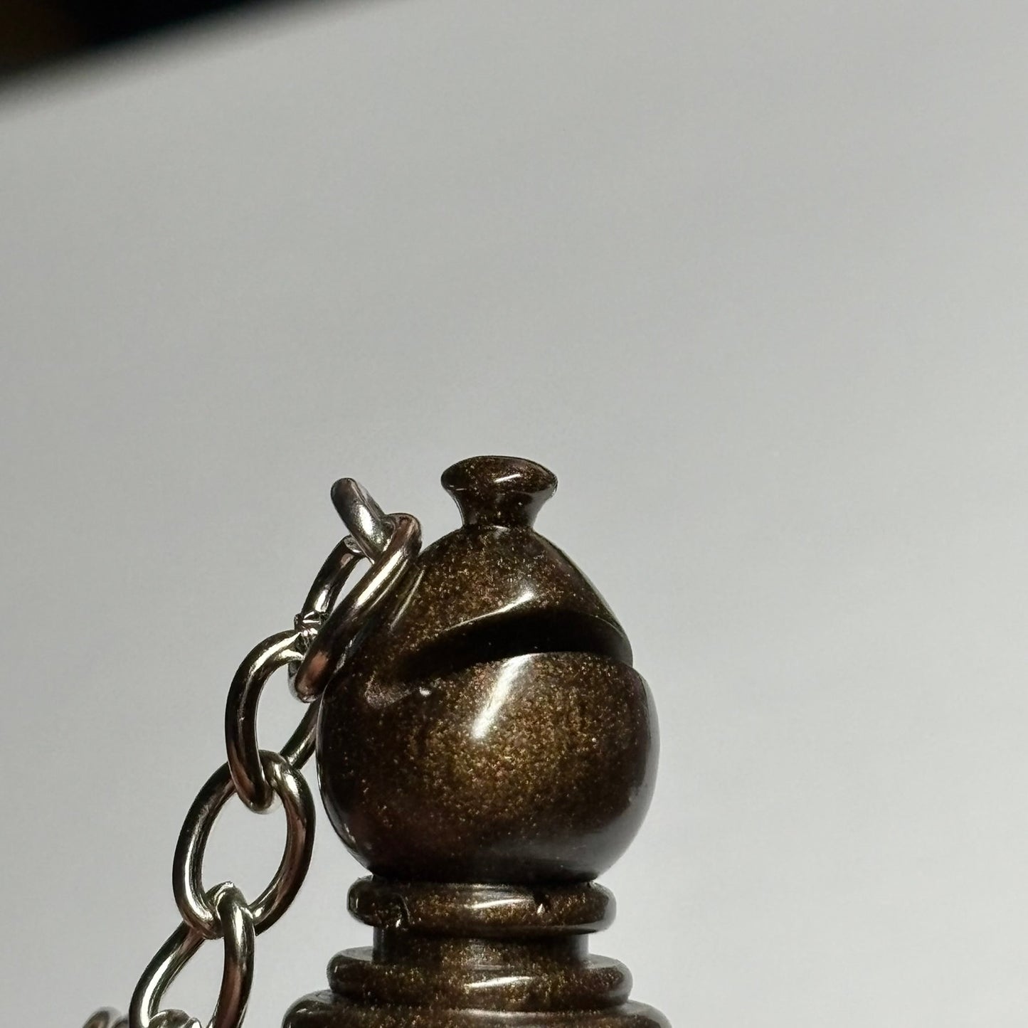 Beautiful Brown Bishop - Handmade Resin Keychain