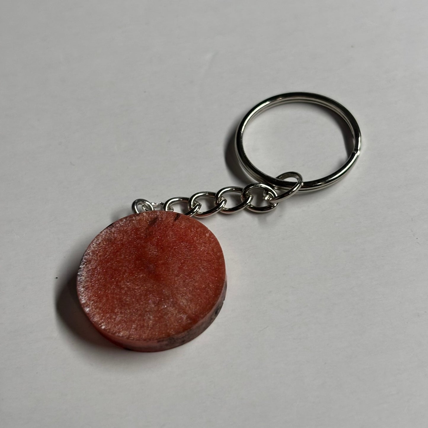 Peach King - Handmade Resin Keychain
