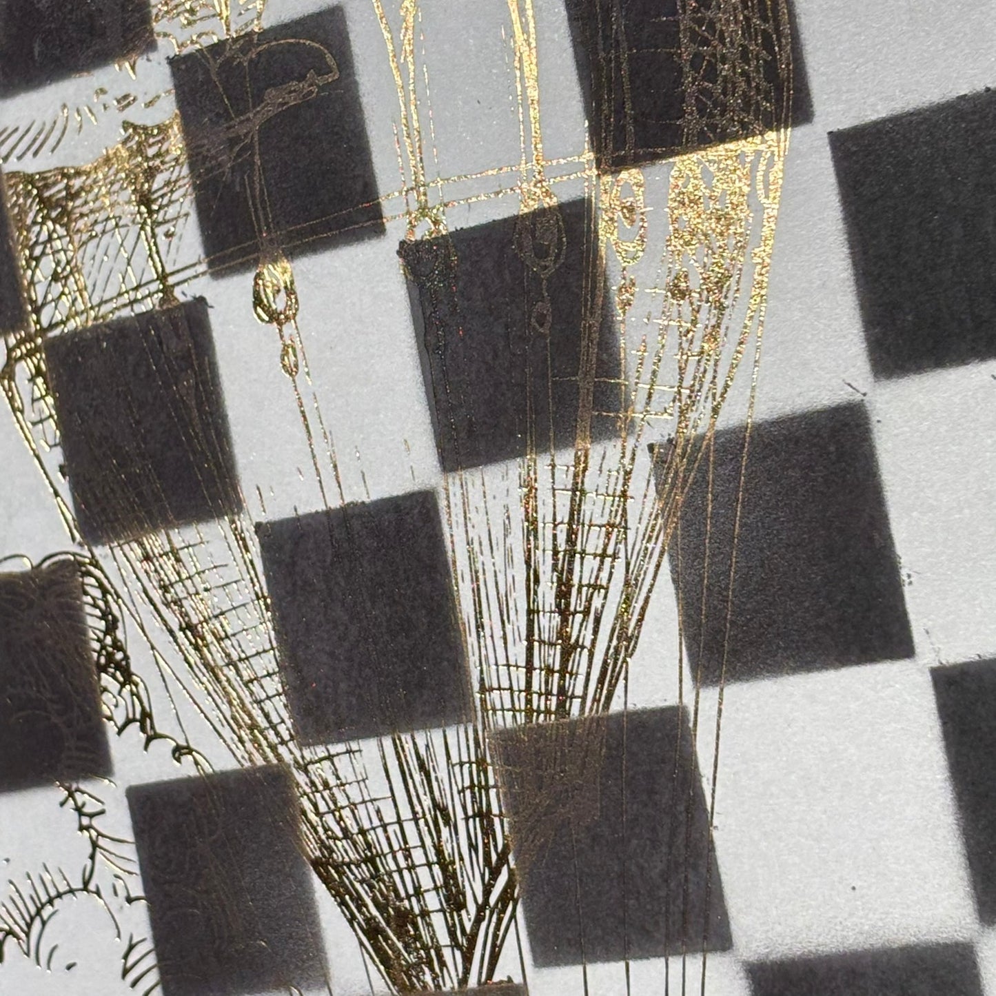 Golden Skies - Scrapbook Chess Board