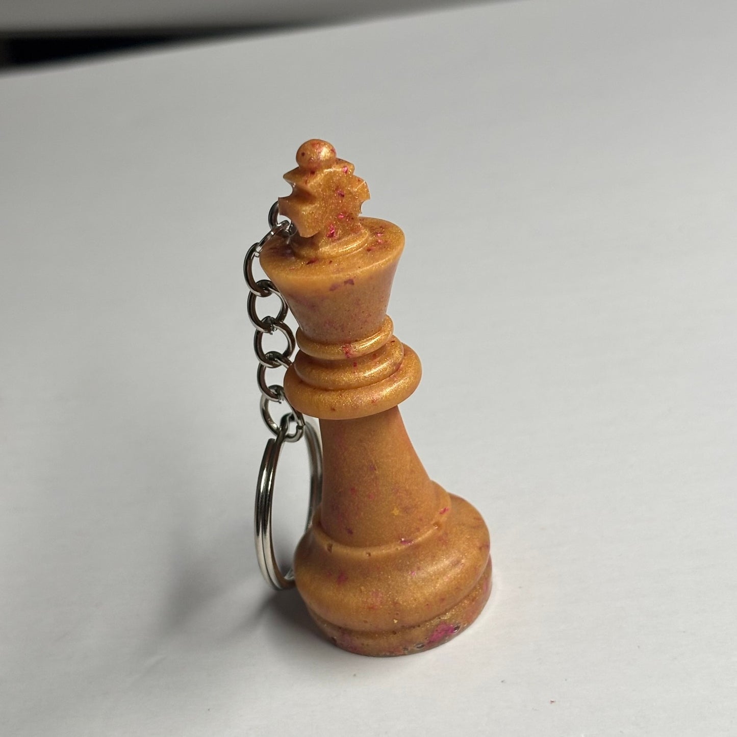 Royal Orange King - Handmade Resin Keychain
