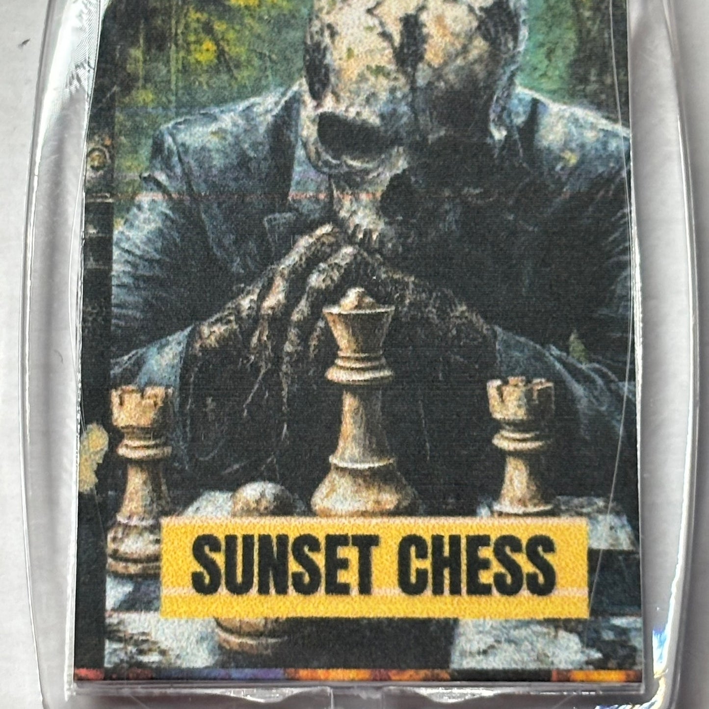 The Undead - Chess  Photo Keychain