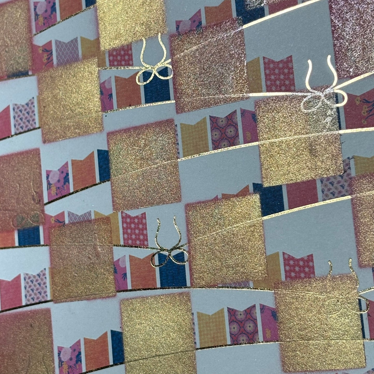 Golden Pink - Scrapbook Chess Board