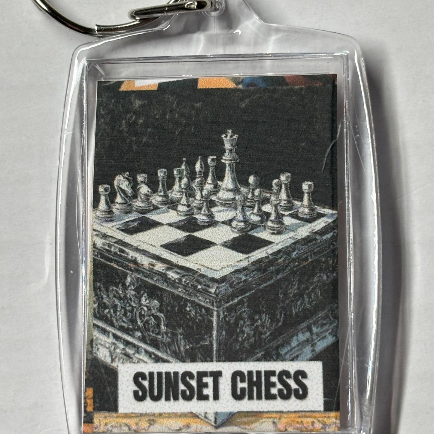 Old School - Chess  Photo Keychain