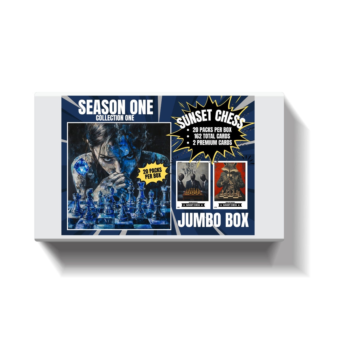 Season One Box 1 - Jumbo Box Pack - Chess Trading Cards