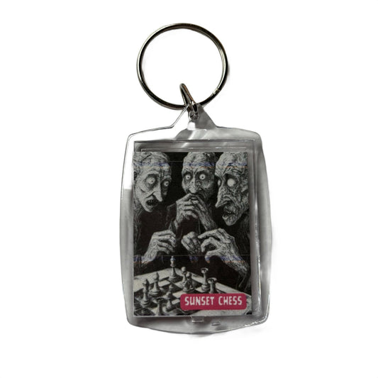 Scared Brothers - Chess  Photo Keychain