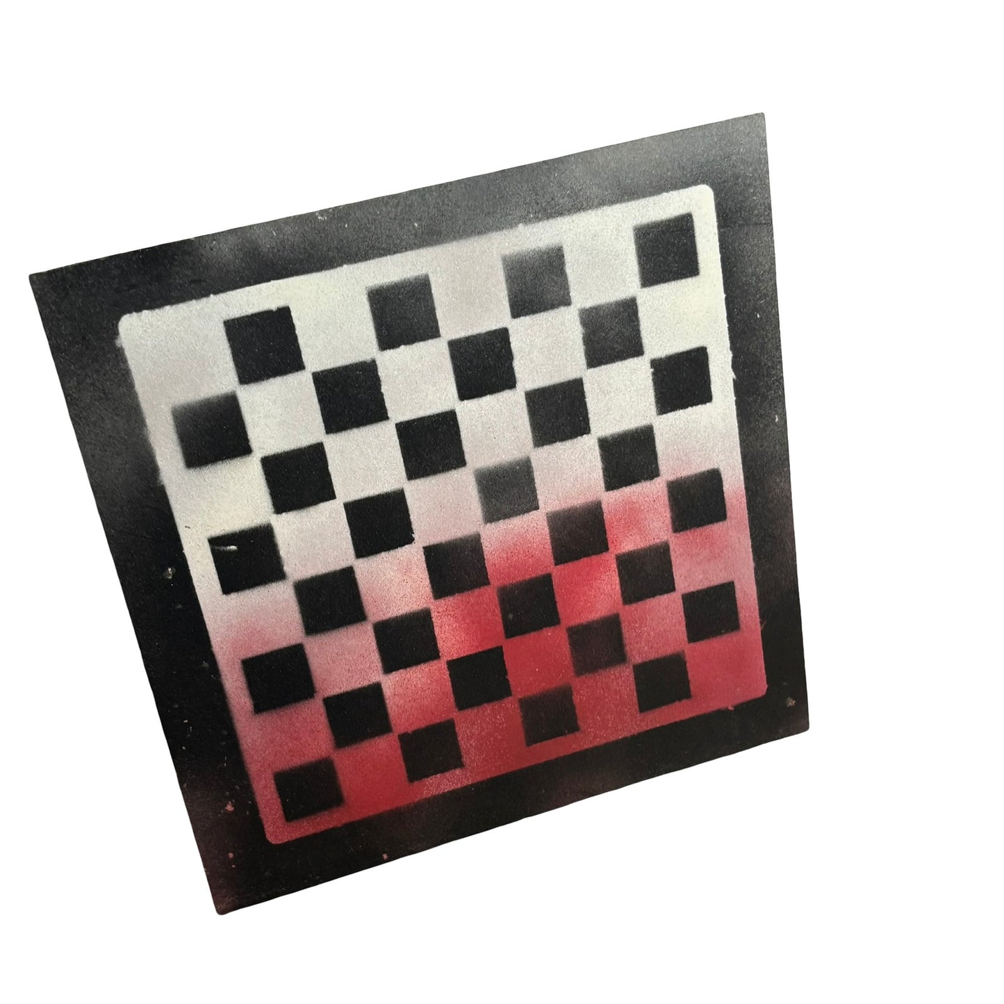 Cream Red - Painted Chess Board