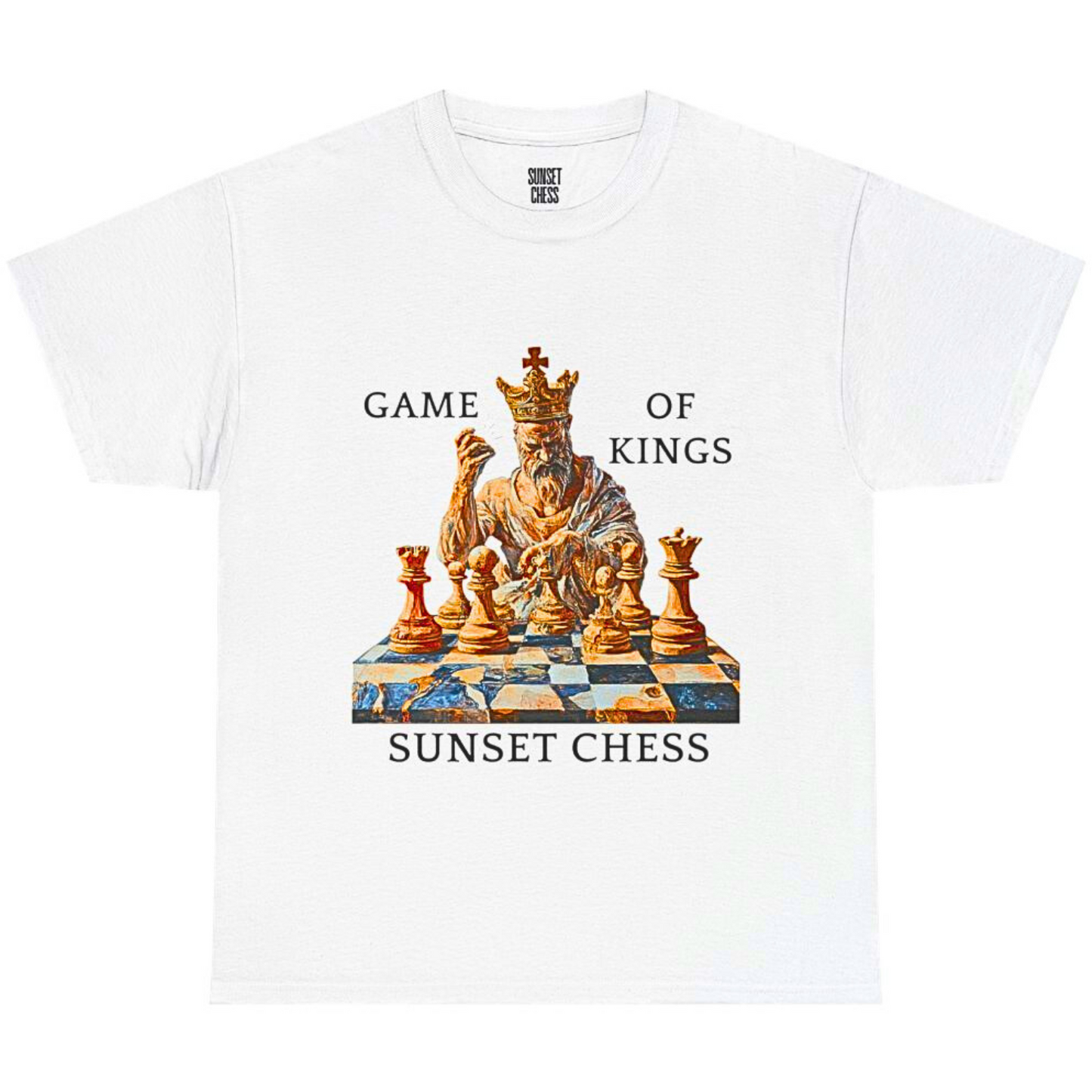 Game of Kings - Chess Tee - Unisex Heavy Cotton Tee