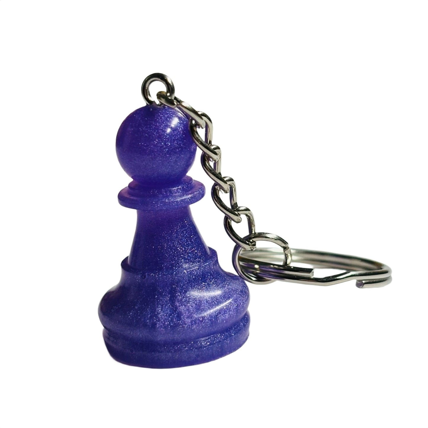Purple Pawn - Handmade Resin Keychain