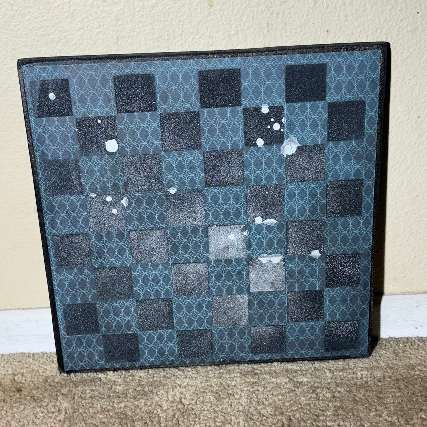 Matrix Green - Scrapbook Chess Board