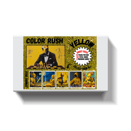 Yellow Color Rush - Jumbo Box Pack - Chess Trading Cards