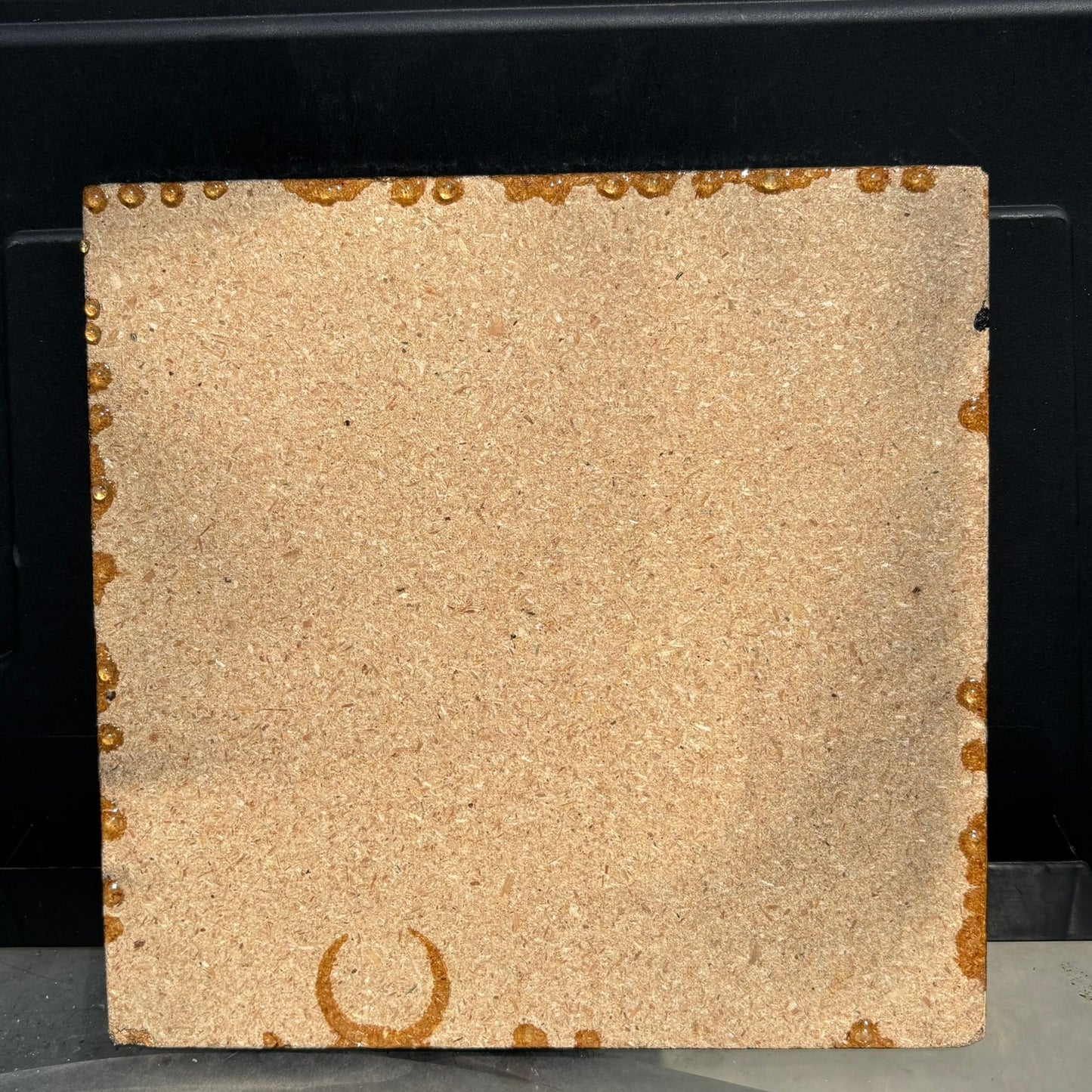 Golden Vintage - Resin Coated Chess Board