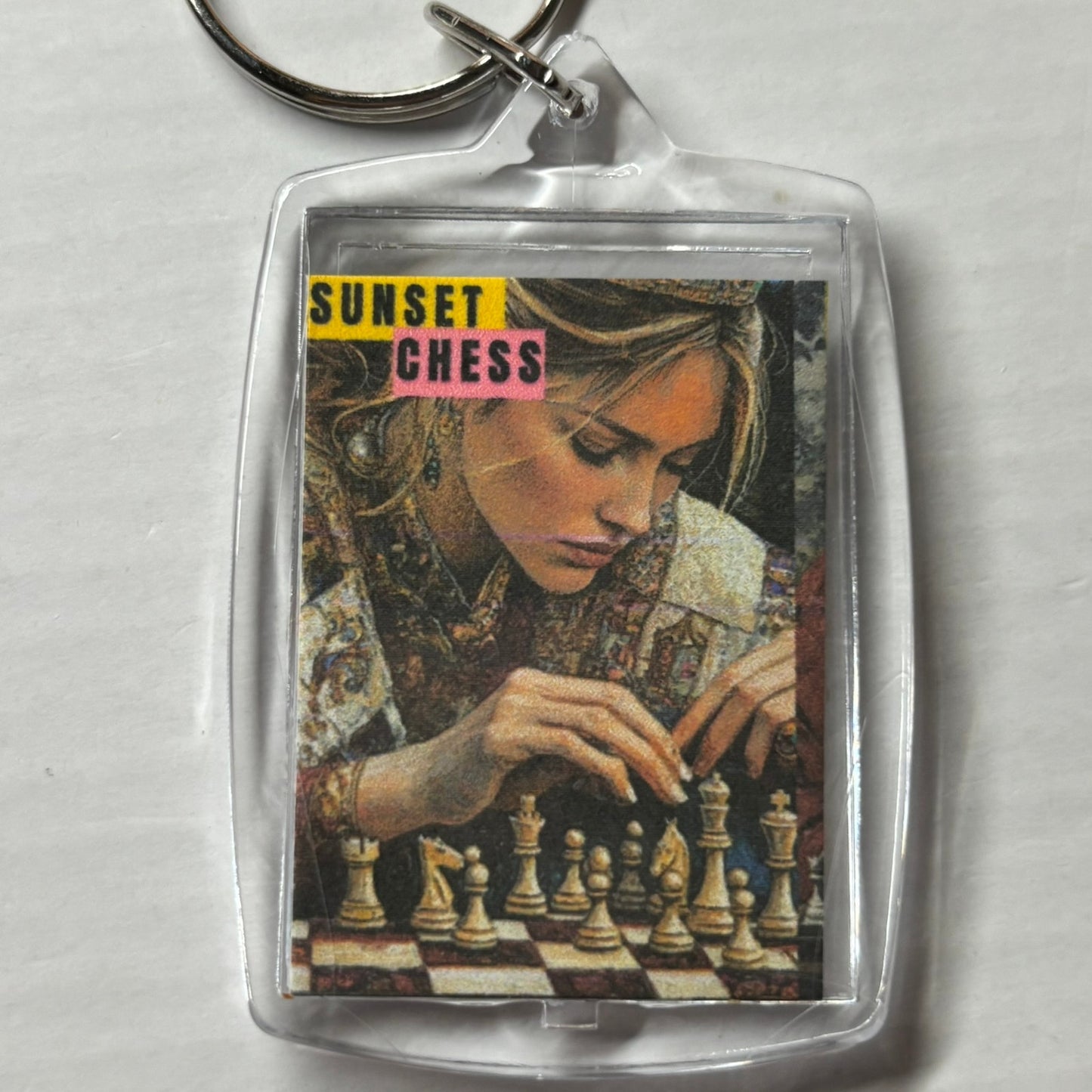 Lady Grandmaster - Chess  Photo Keychain