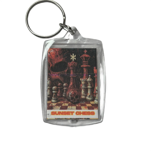 Scary Red - Chess  Photo Keychain