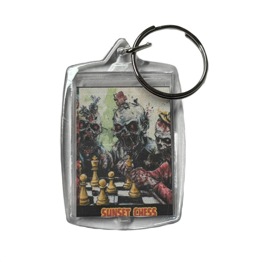 Zombies! - Chess  Photo Keychain