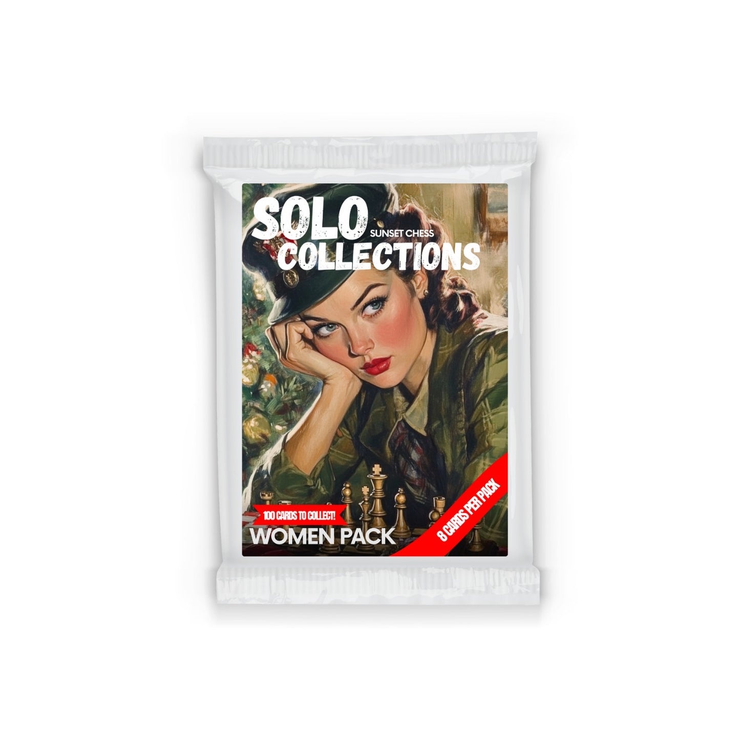 Women Solo Collection - Sunset Chess Scrapbook Card Pack