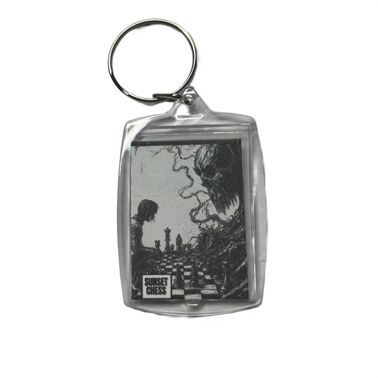 Overcoming - Chess  Photo Keychain