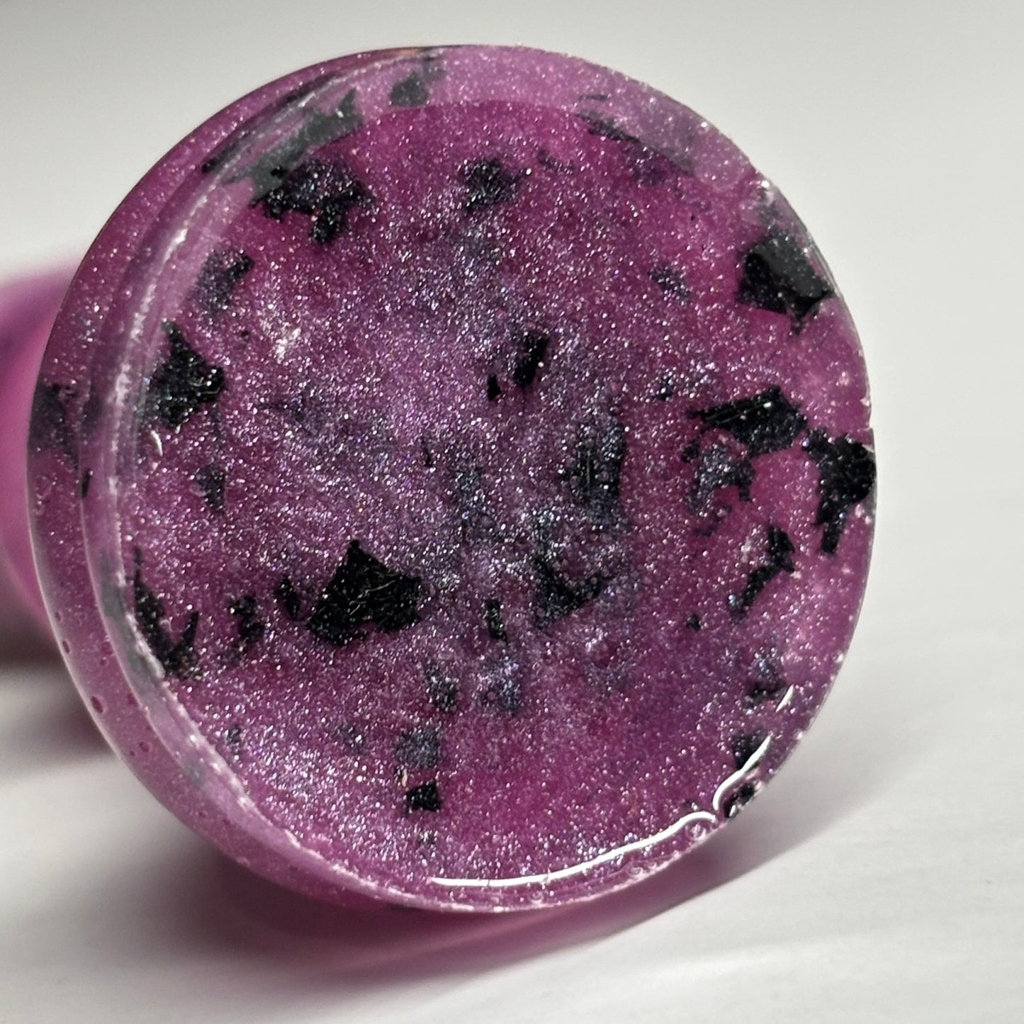 Spotted Purple Queen - Handmade Resin Keychain