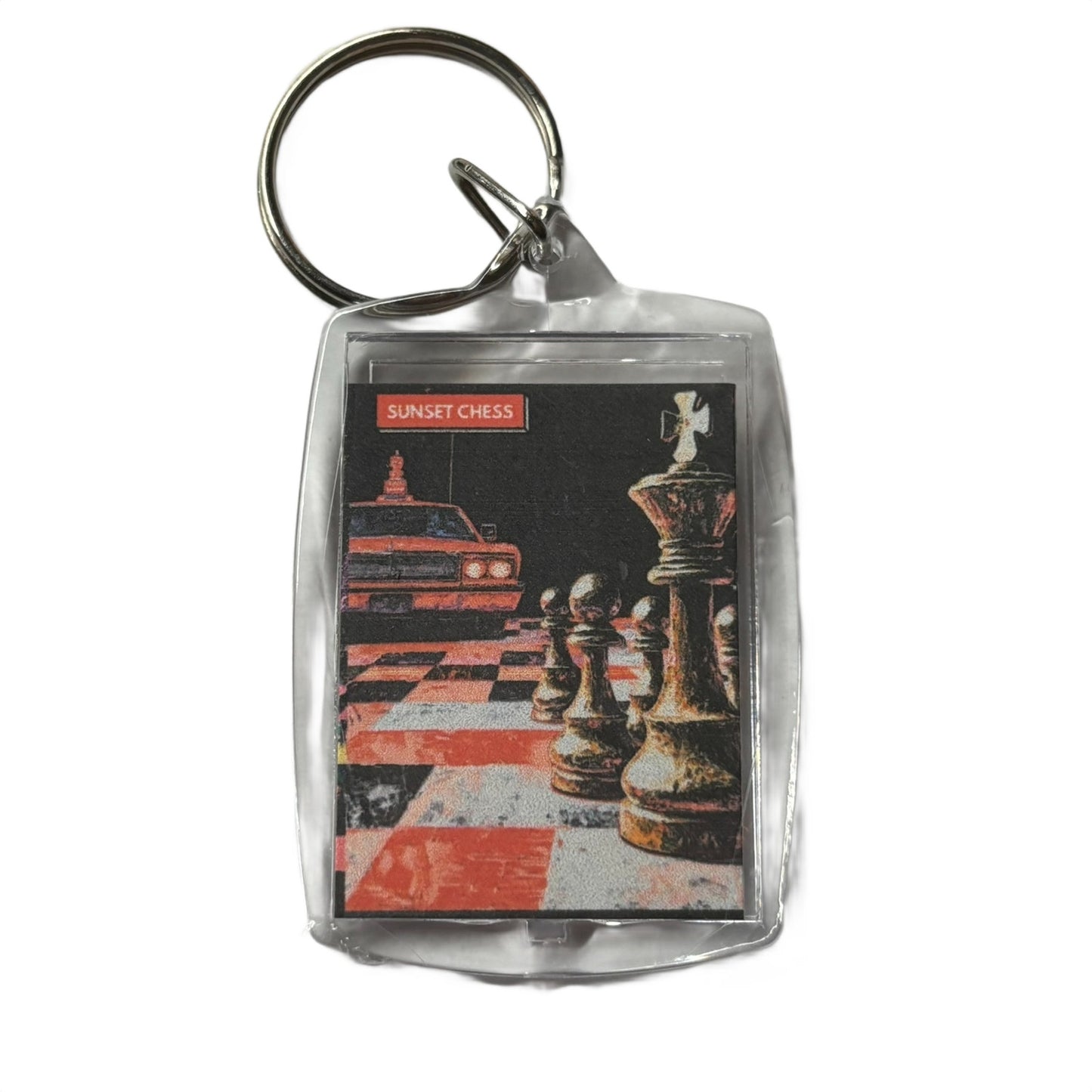 Taxi Stop - Chess  Photo Keychain