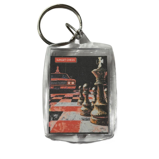 Taxi Stop - Chess  Photo Keychain