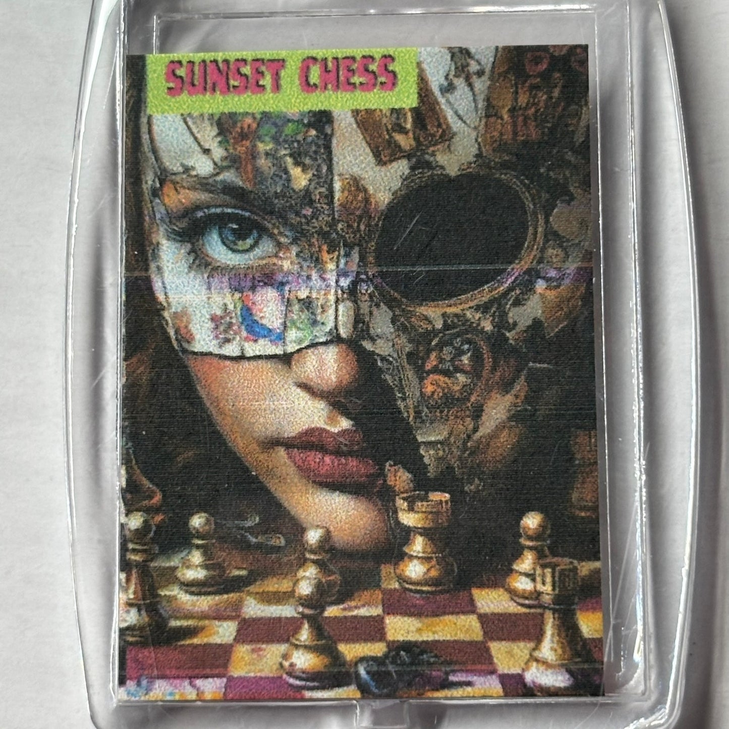Missing Eye - Chess  Photo Keychain