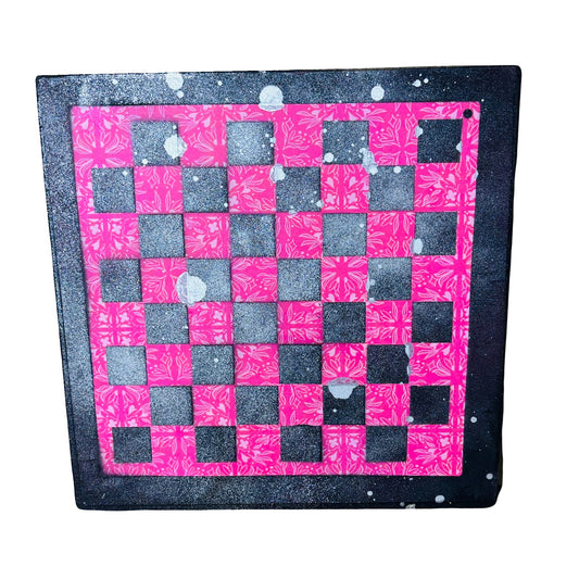 Classy Red - Scrapbook Chess Board