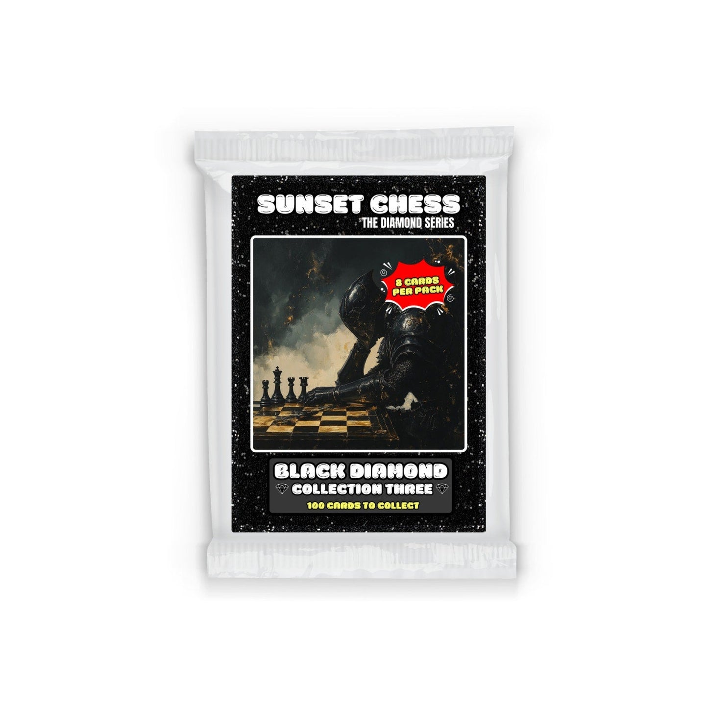 🎁 Black Diamond Part 2 - Sunset Chess Scrapbook Card Pack (100% off)