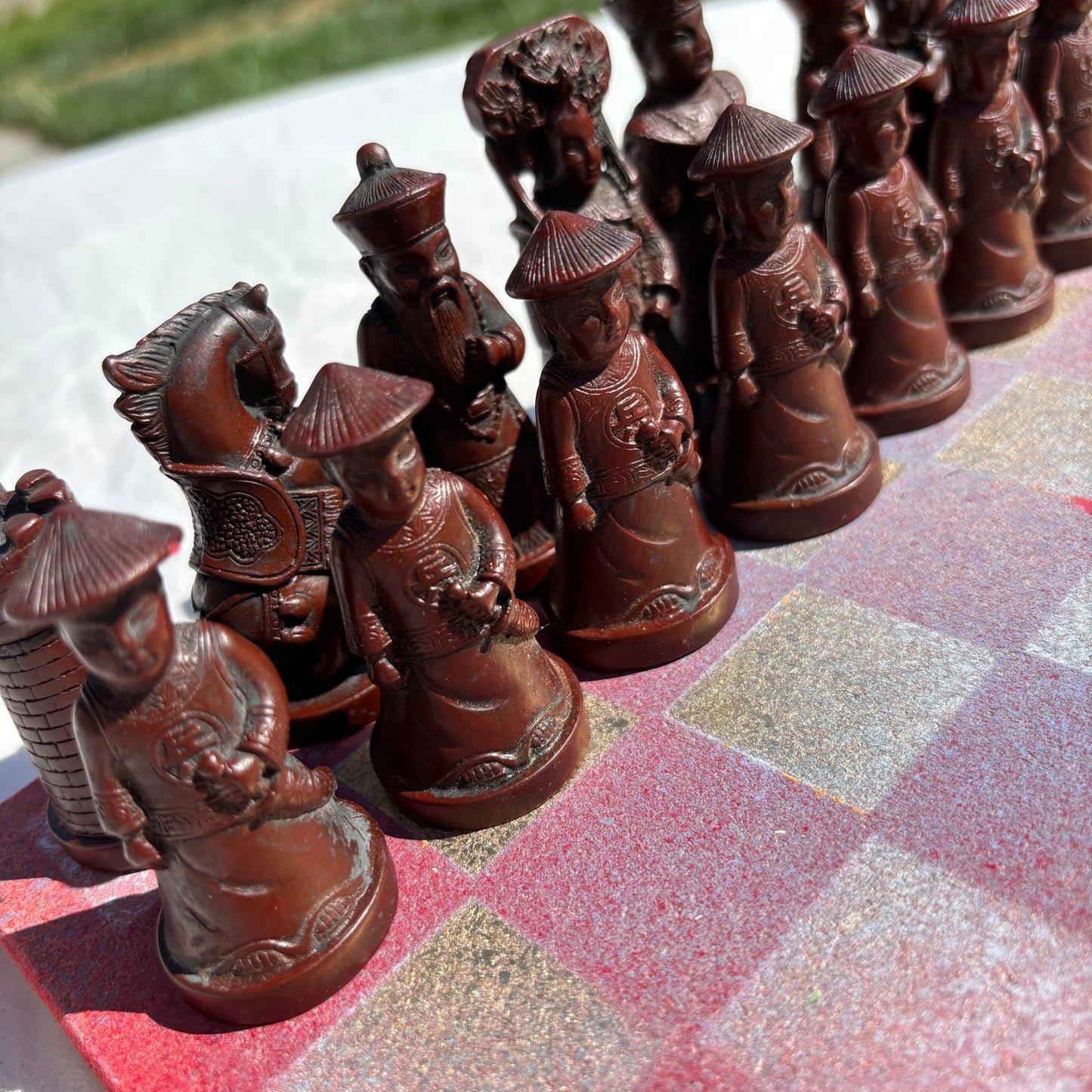 Violet Gold - Chinese Edition Chess Set