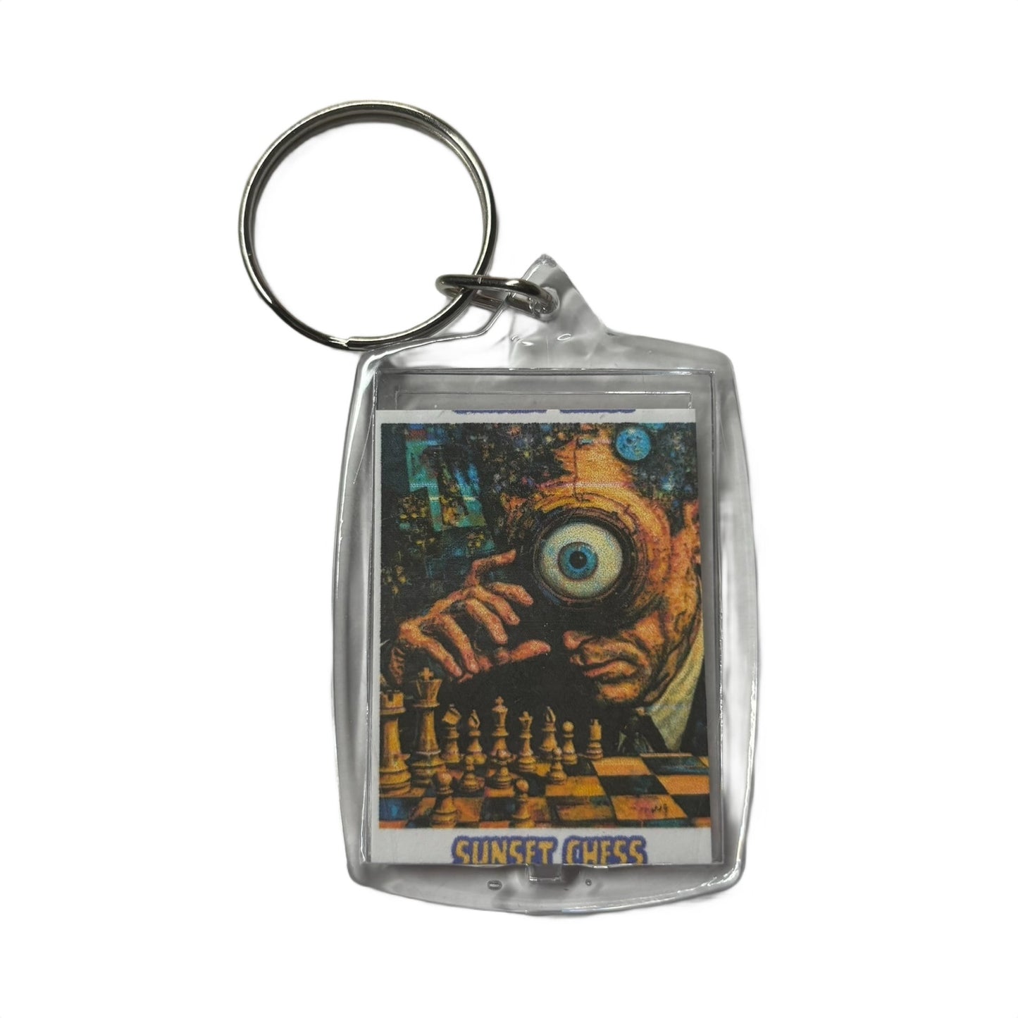 Singled Eye - Chess  Photo Keychain