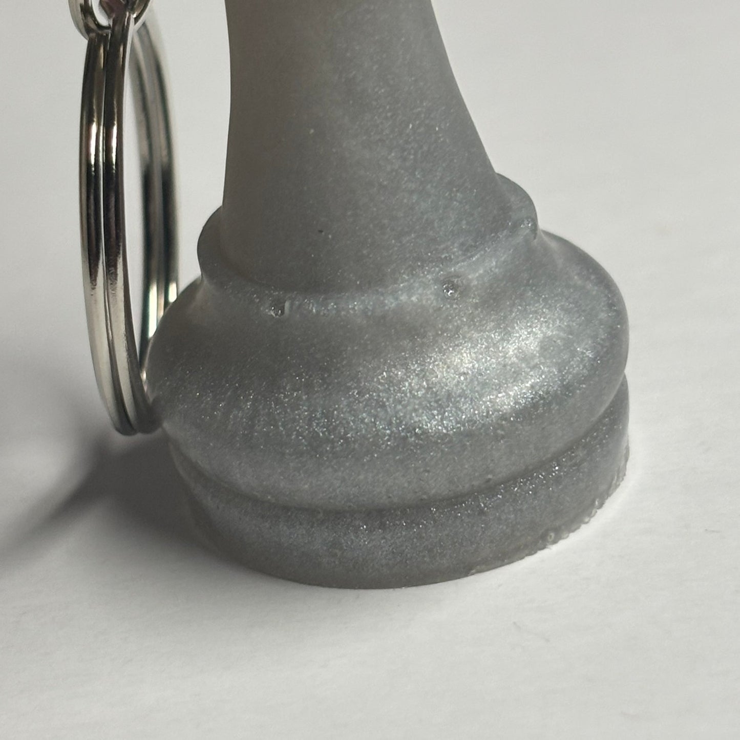 Silver King - Handmade Resin Keychain