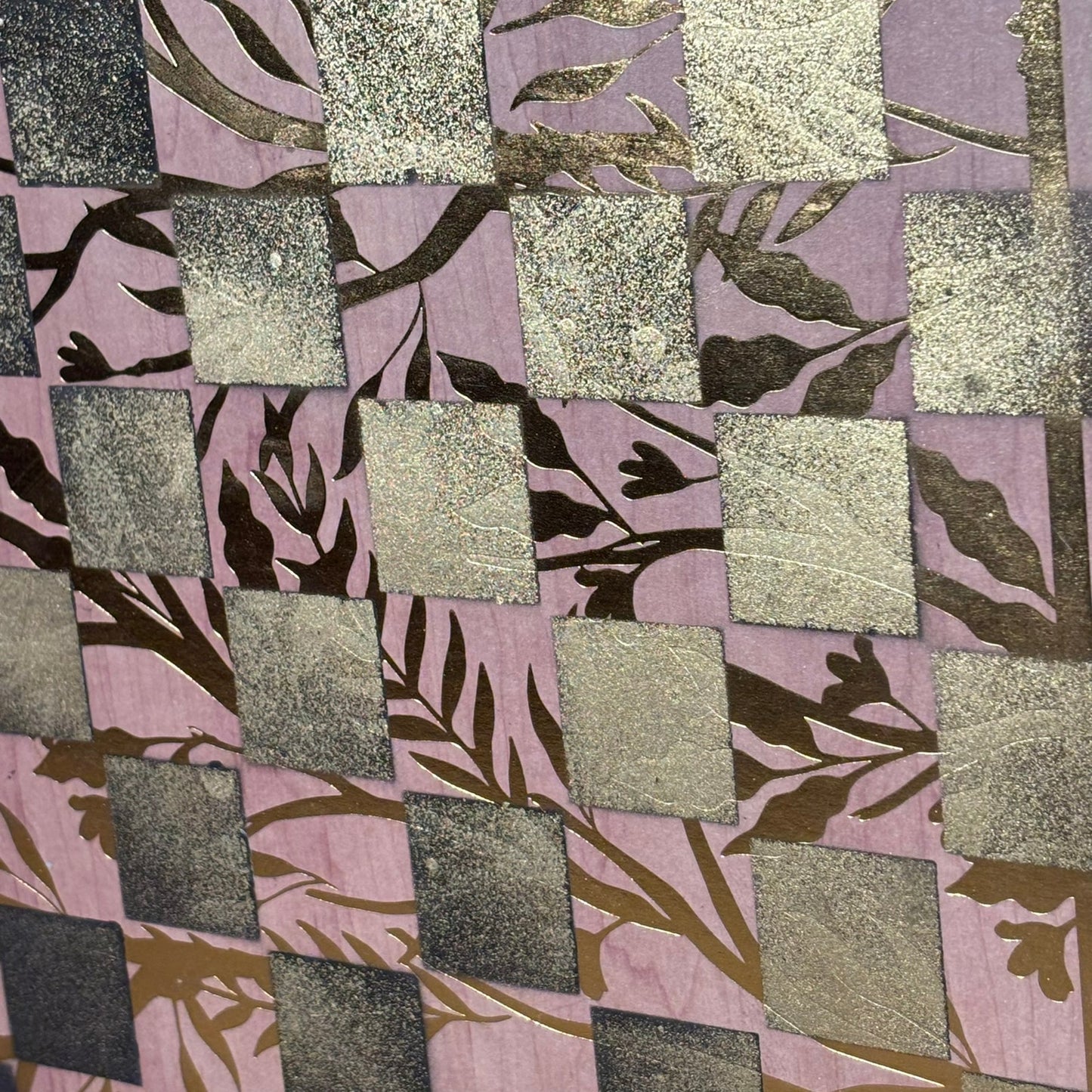 Vintage Gold - Scrapbook Chess Board