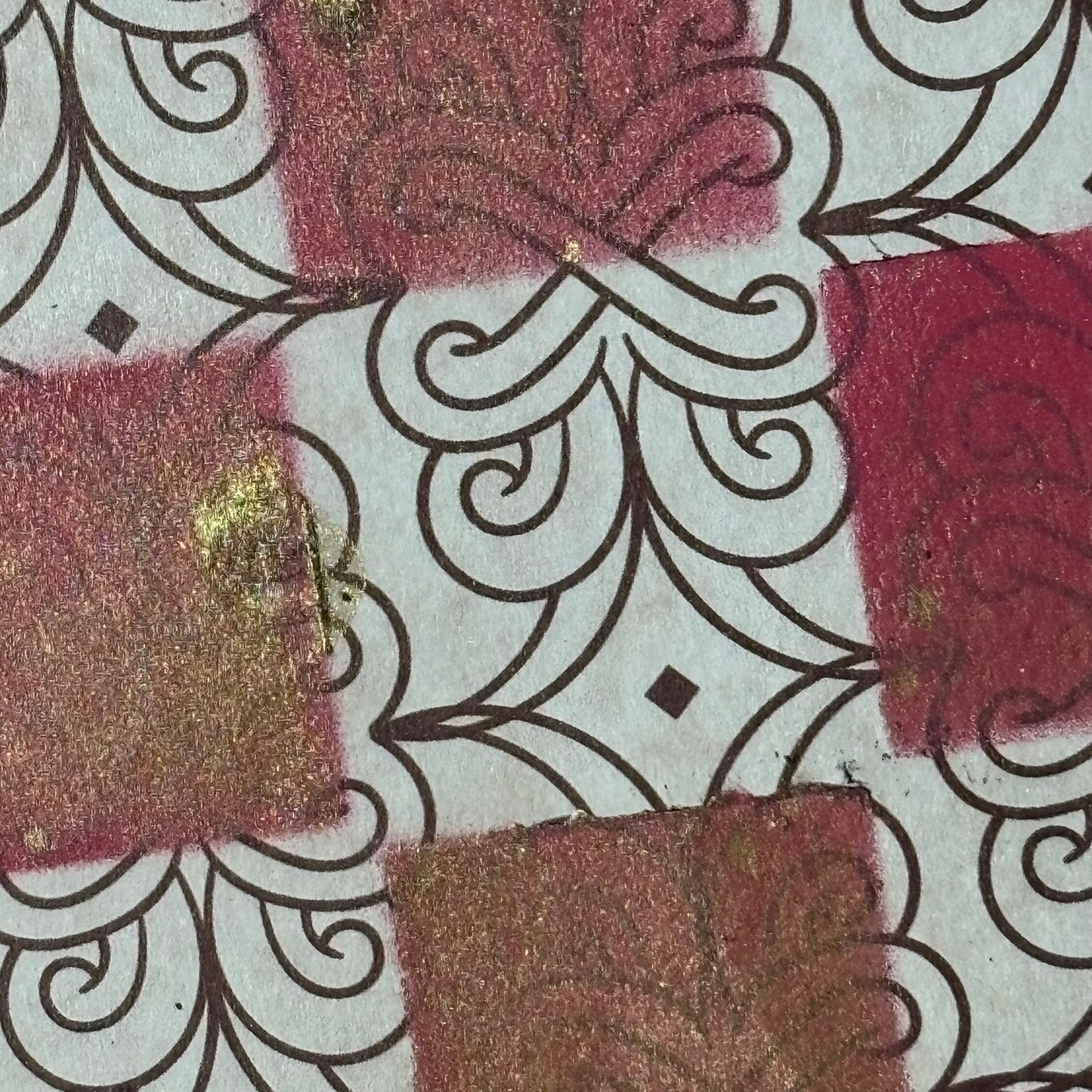 Pink & White - Scrapbook Chess Board